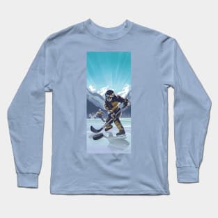 Lake Ice Hockey Long Sleeve T-Shirt